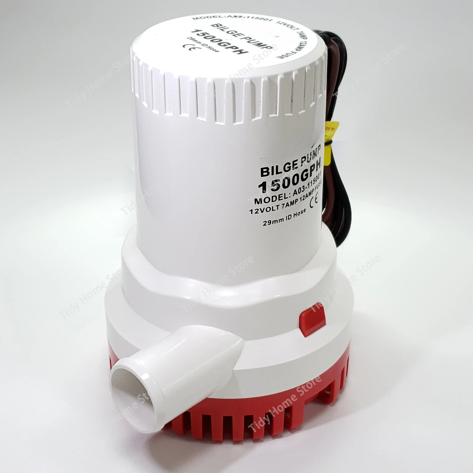 

2000GPH 12V/24V Electric Bilge Pumps Boat Marine Plumbing Marine Bilge Pump Submersible Boat Bilge Water Pump