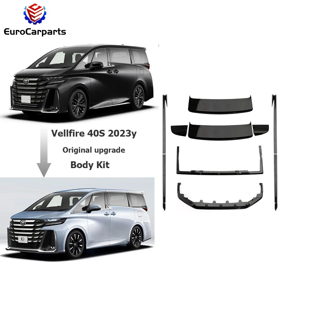 Original Upgrade Body Kit for TOYOTA Vellfire 40S 2023 Year Car Accessories Auto Tuning Parts Dry Carbon Fiber Front Rear Lip