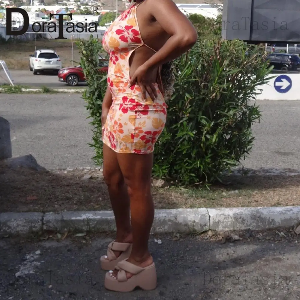 Brand New Ladies Solid Platform Slides Fashion Wedges High Heels Summer women's Slippers 2023 Casual Party Beach Shoes Woman