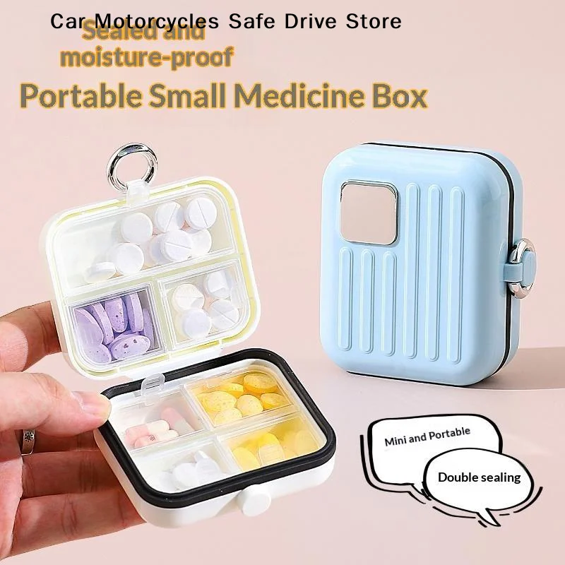 【M】Portable Mini Travel Medicine Box 7 Day Tablet Organizer Jewelry Storage For On The Go