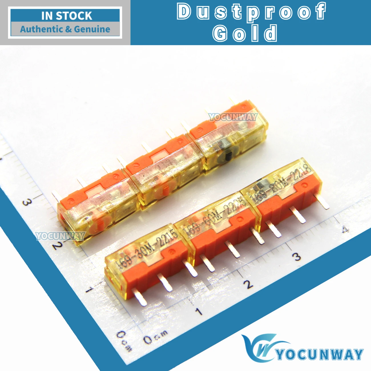 TTC-interruptor dorado a prueba de polvo, microinterruptor para ratón de juego, 30, 60, 80 millones de clics, vida útil, Original, nuevo