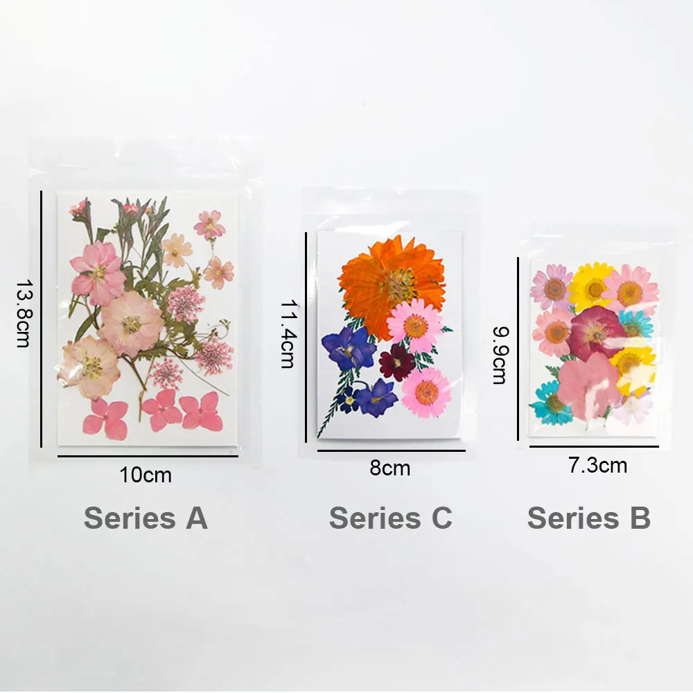For fun 1 Pack DIY Dried Flowers Resin Mold Fillings UV Expoxy Flower for Nail Art Pressed Flowers Home Decor Handicraft