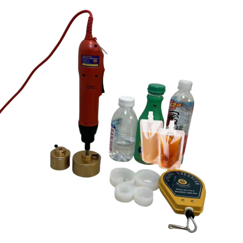 

Electric handheld capping machine Screw plastic bottle cap sealing machine Manual bottle cap sealing machine