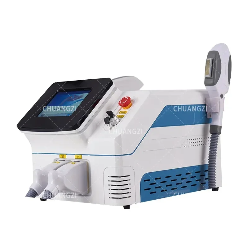 2024 2 In 1 IPL Laser OPT ND-YAG Epilators Permanent Painless Hair & Tattoo Removal Factory hair removal machine