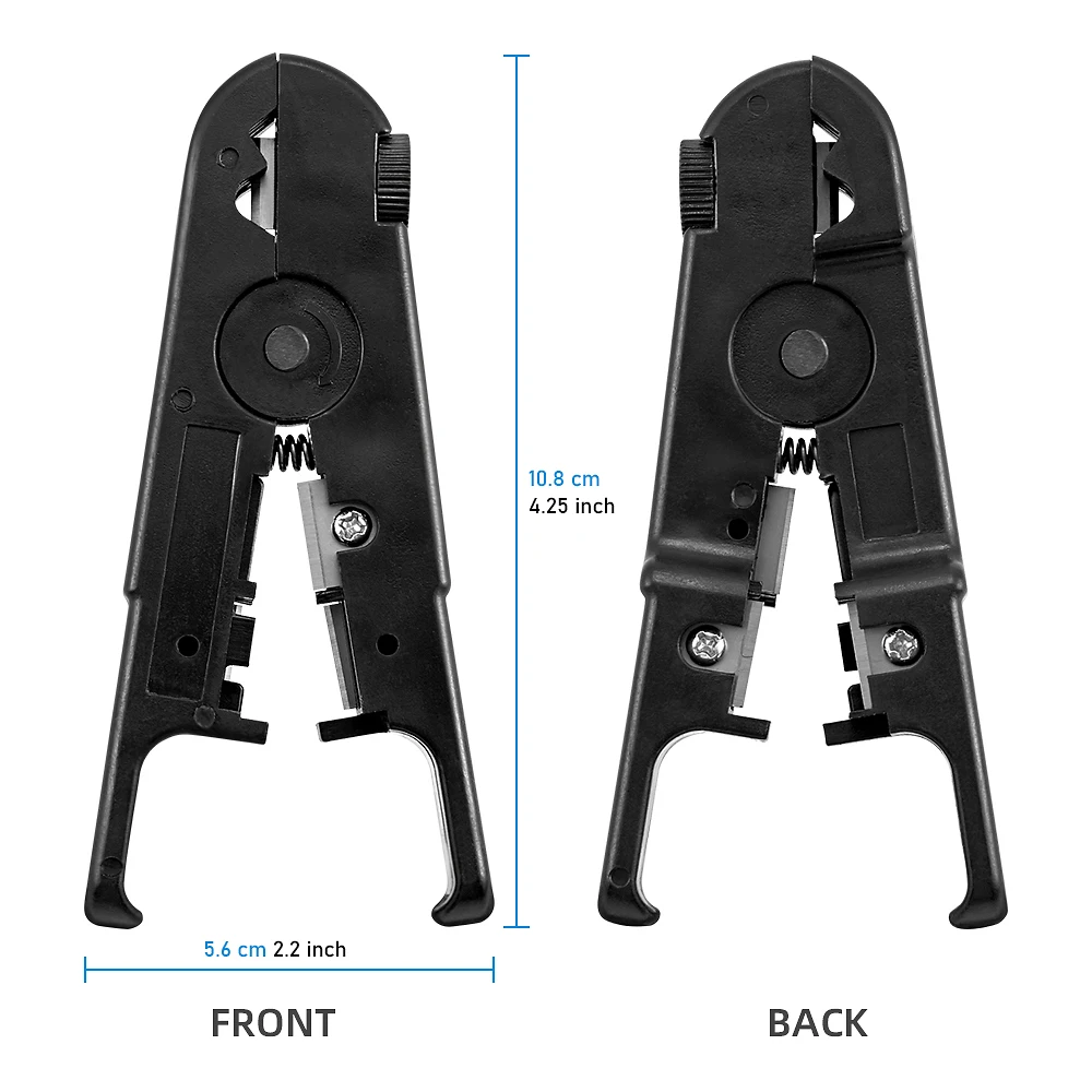 1pcs Wire Stripper Ethernet Cable Cutter Round Cable Cutting Tool Lan Cable Stripping Tool for CAT7 CAT6 CAT5E CAT5 Round Wire