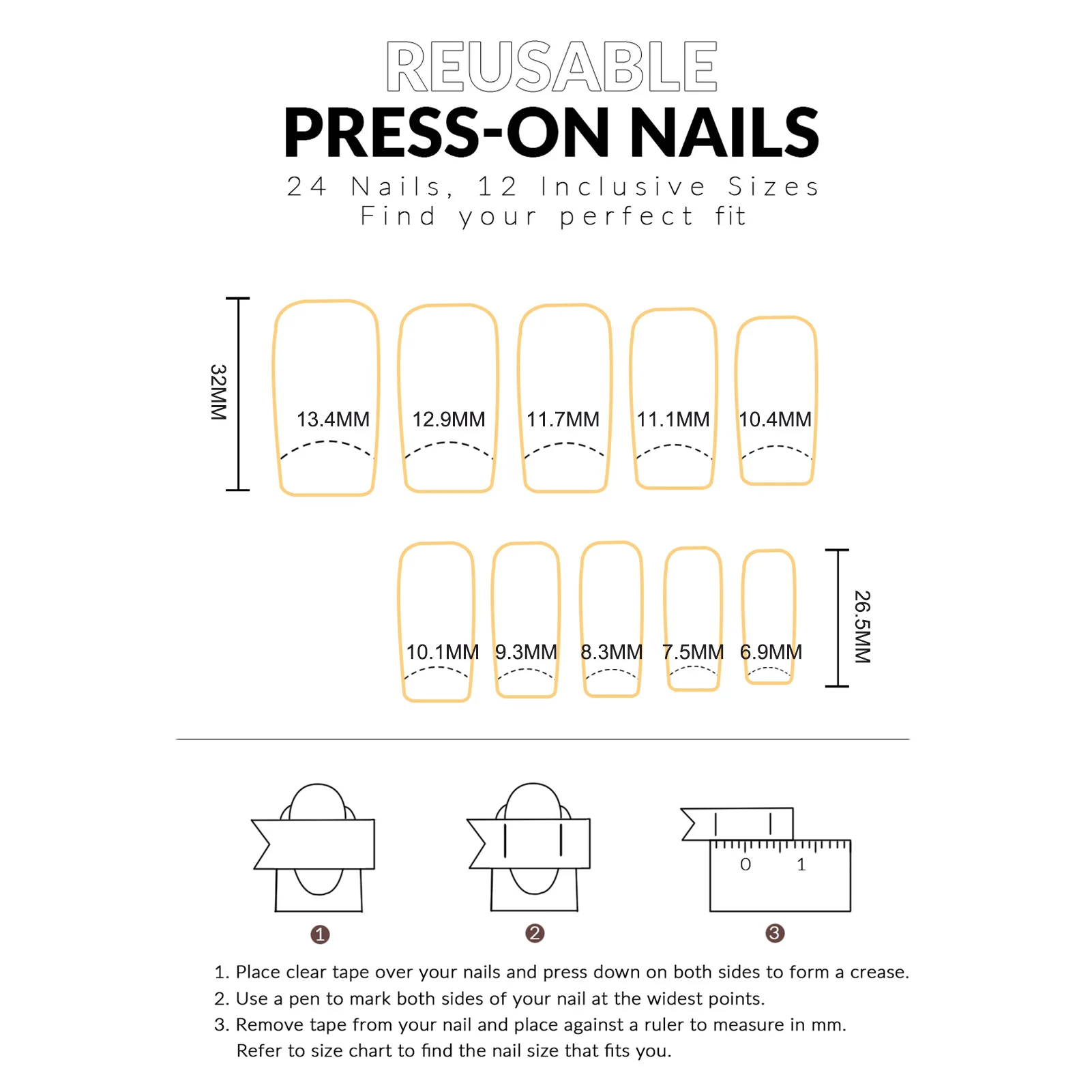 Halloween Party Press On Nails 3D Blood Drop Spider Skull Demon Eye False Nail Set for Cosplay Makeup Horror Costume Accessory