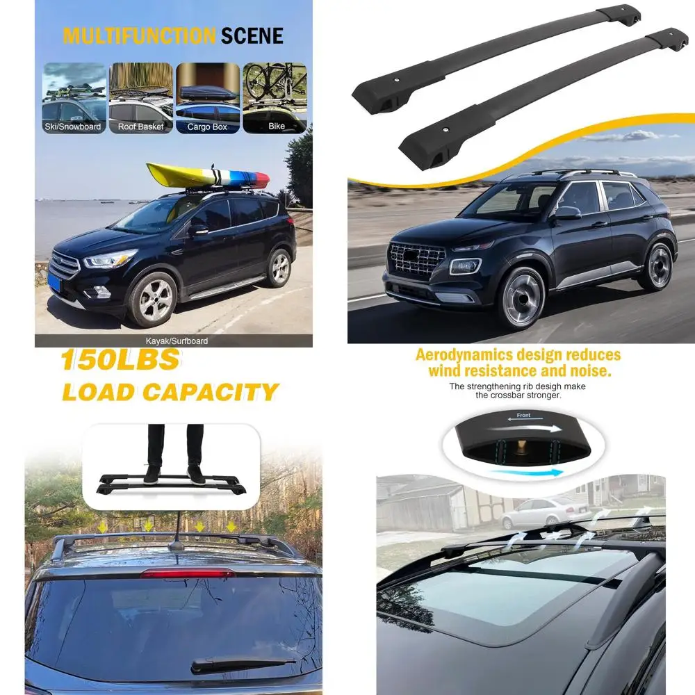 

Универсальные поперечины для Hyundai Venue 2020-2026, багажники на крышу, аксессуары для багажа на крышу