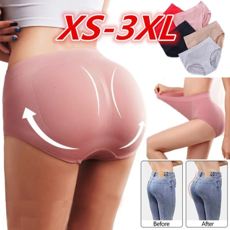 Woman Underwear 3D Super Elastic Seamless Slimming Hip Lifting Underwear Hip Up Panties Waist Trainer Body Shaper Sexy Panties