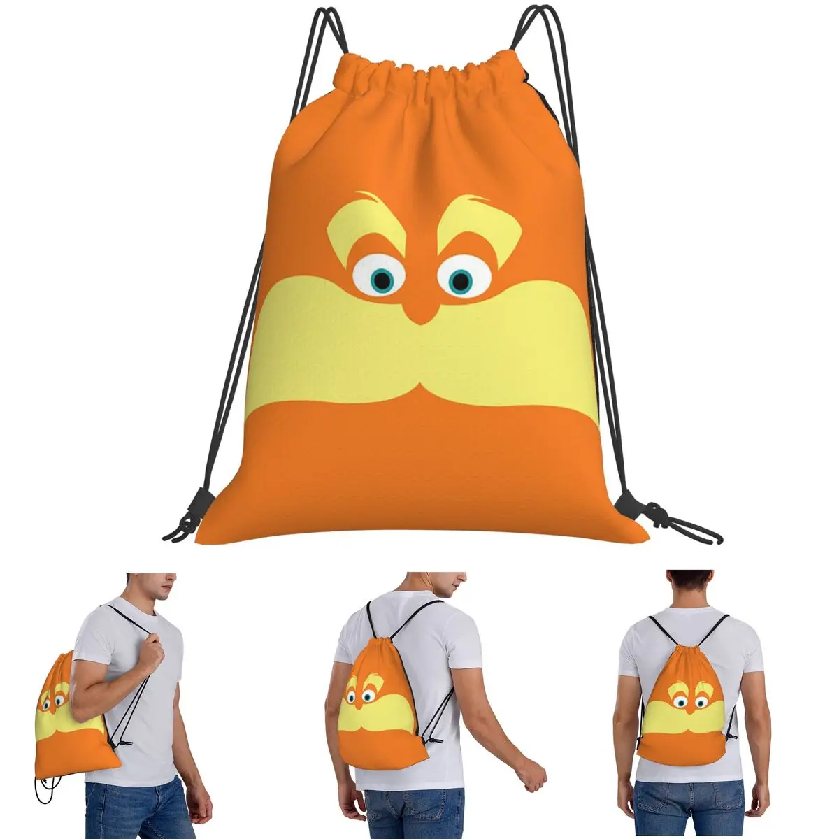 

Lorax I Speak For The Trees Backpacks Multi-function Drawstring Bags Sundries Bag Book Bags for Travel School