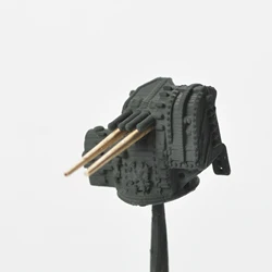 SSMODEL SS985A 1/350 1/700 3D Printed Resin Detail Up IJN Cannon With Shield[127MM]