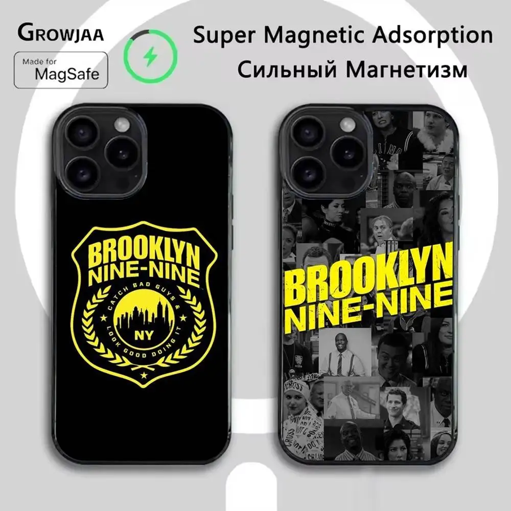 

B-Brooklyn Nine-Nine 99 Phone Case For iPhone 16e,16,15,14,13,12,11,Plus,Pro,Max,Mini Magsafe Magnetic Wireless Charging
