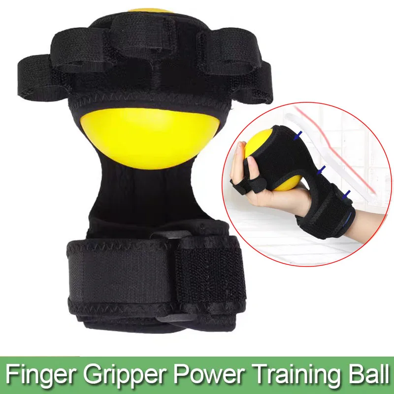 

Adjustable Finger Gripper Power Training Hand Grip Ball Exercise Hemiplegia Strength Rehabilitation Practice Tool Medical Splint