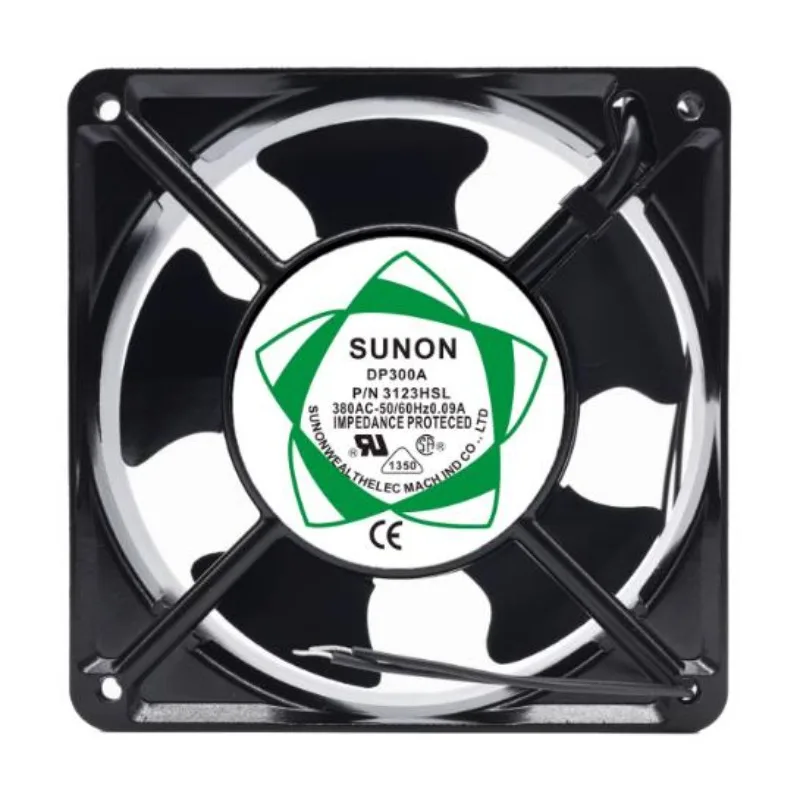 Fan for SUNON DP300A P/N 3123XBL 3123XSL 3123HSL 3123HBL 12CM 380V 2 wires Cooling Fan 120*120*33mm