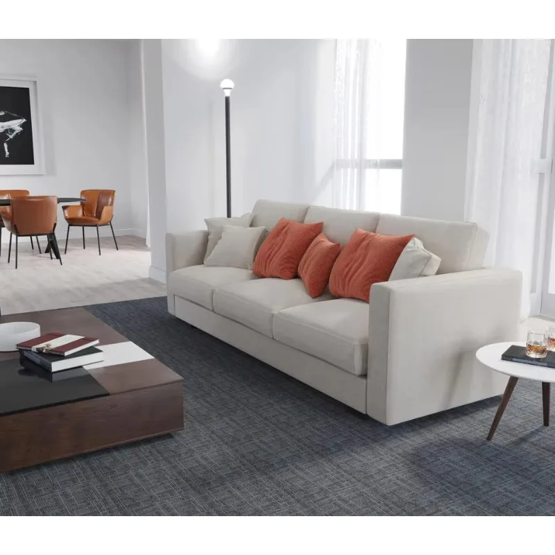 Modern furniture living room sofa set modern luxury white two seat  