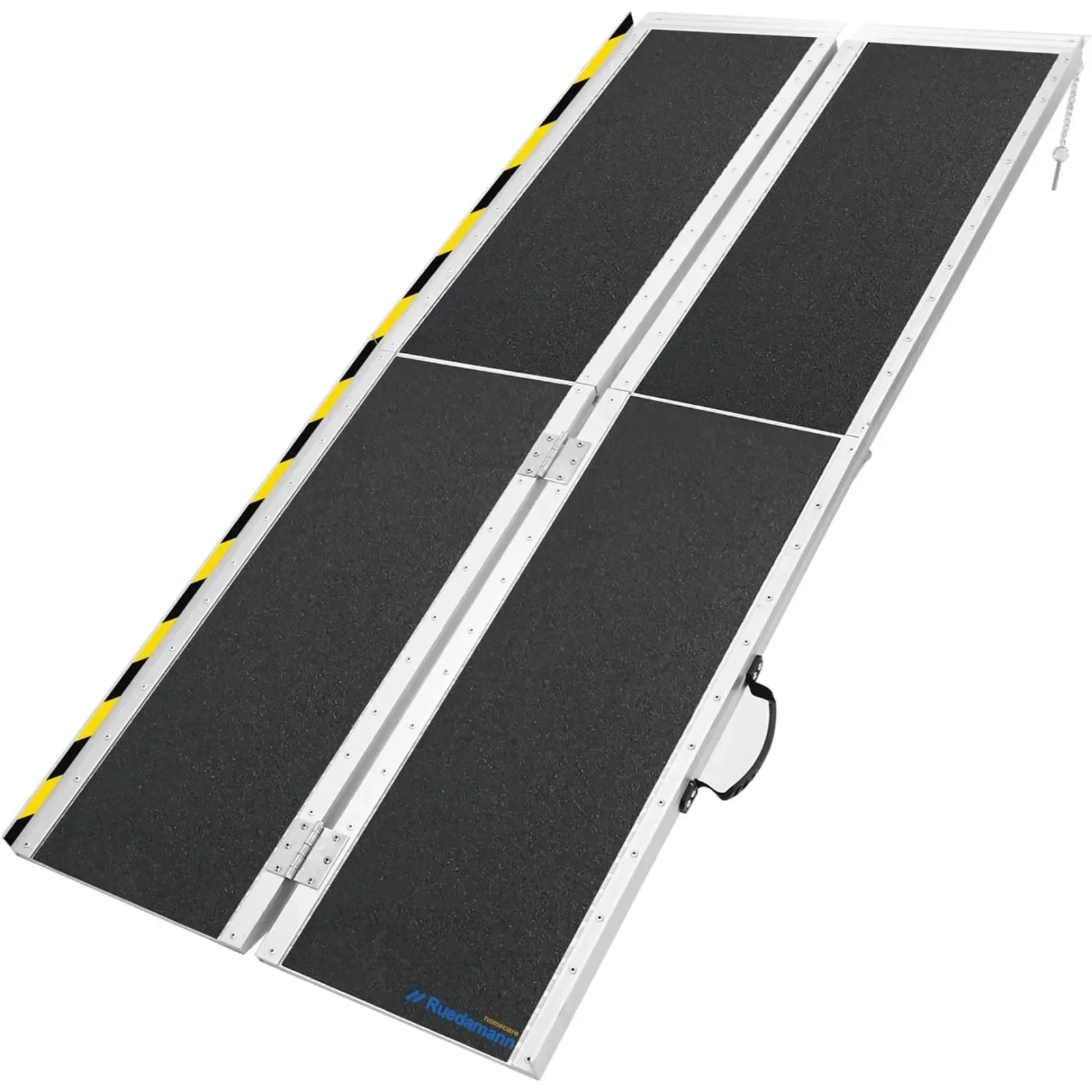 Portable Aluminum Folding Ramp, 600Lbs Capacity, 6'L × 29 