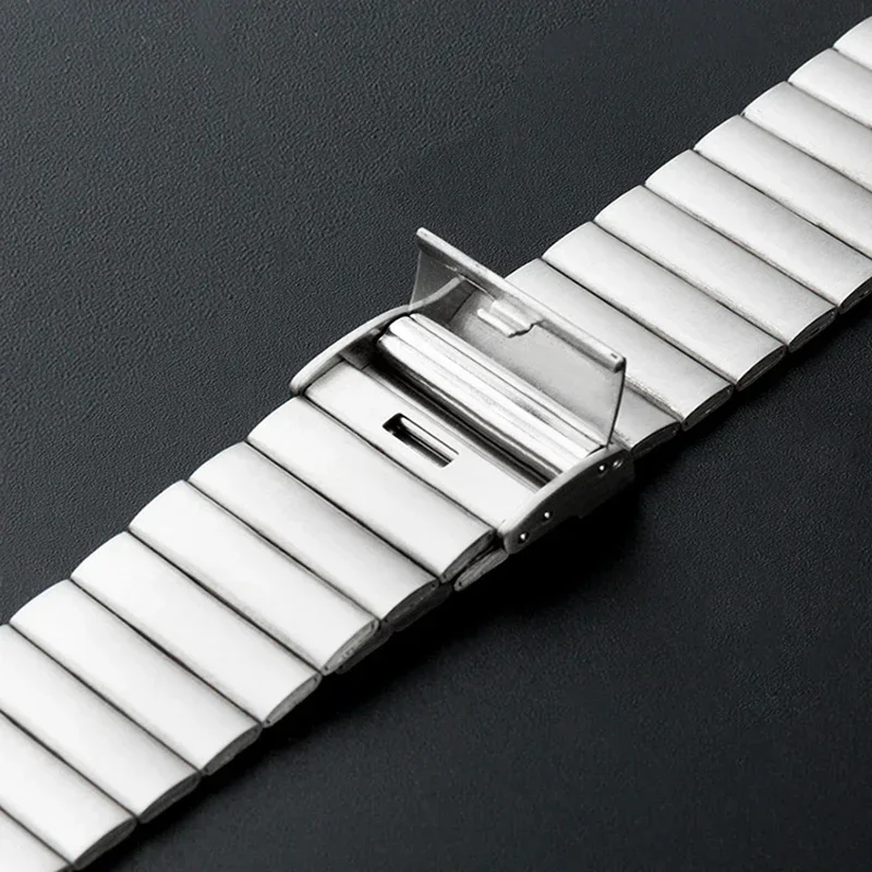 Pulseira de relógio para amazfit bip 5 pulseira de aço inoxidável para amazfit gtr 2 lte pulseiras para amazfit gtr 4 3 2 banda de metal correas