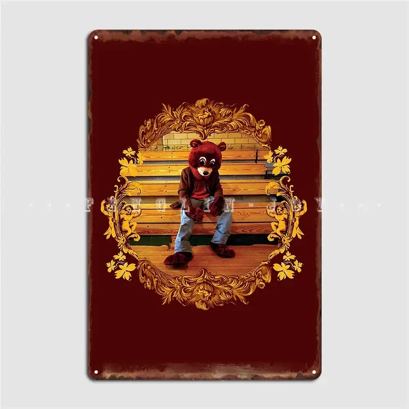 The College Dropout Metal Sign Cinema Garage Cave Pub Design Wall Decor Tin Sign Posters