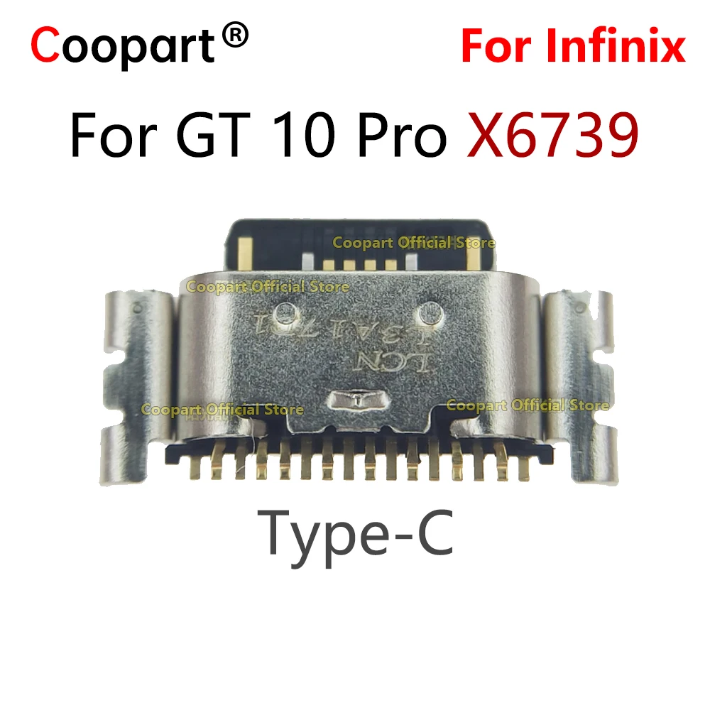 2-100Pcs For Infinix GT 10 Pro X6739 USB Charger Plug Dock Connector Charging Port Socket