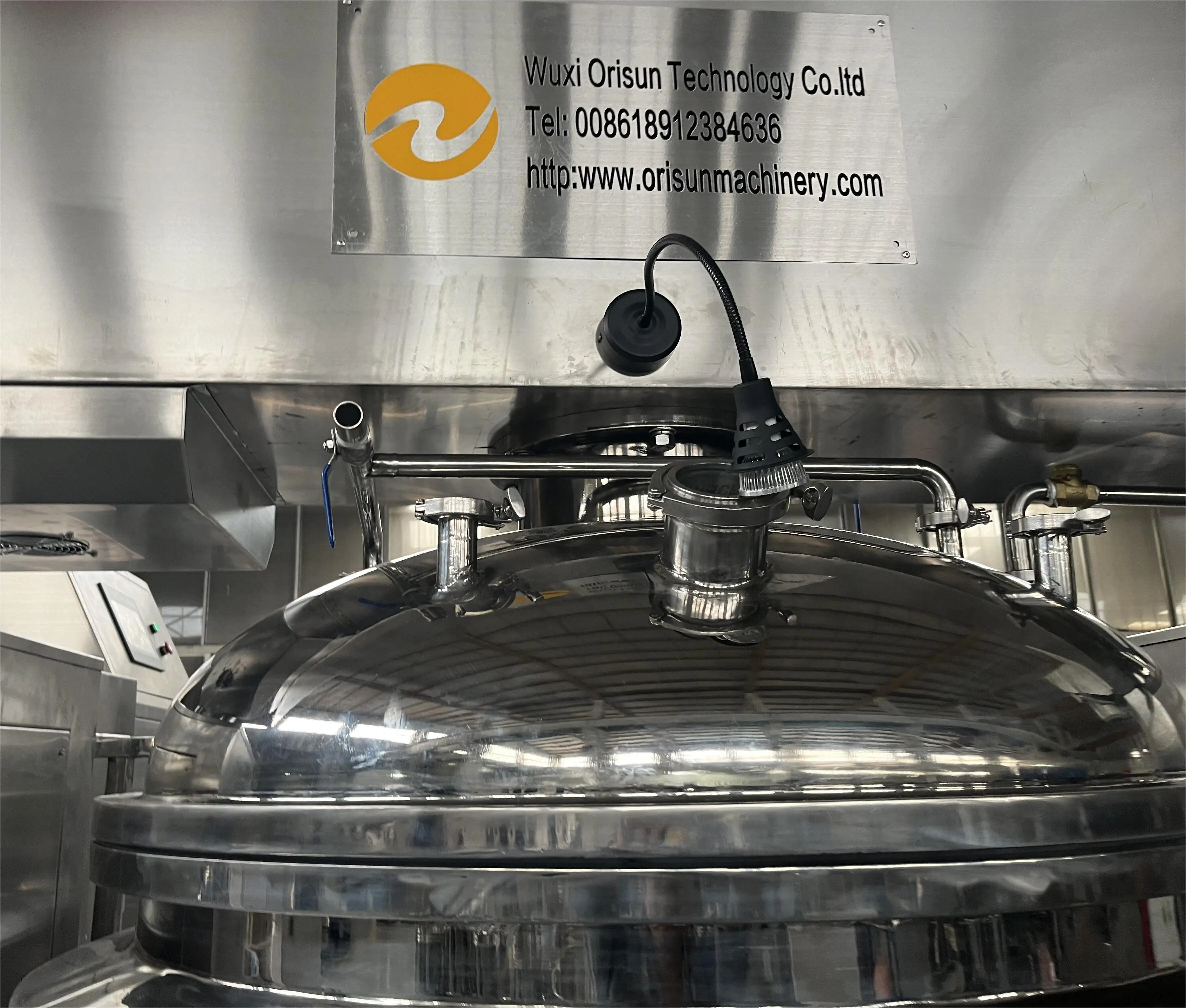 1000Lステンレス鋼真空ホモジナイザー乳化ミキサー（加熱・冷却・リフトシステム付き）