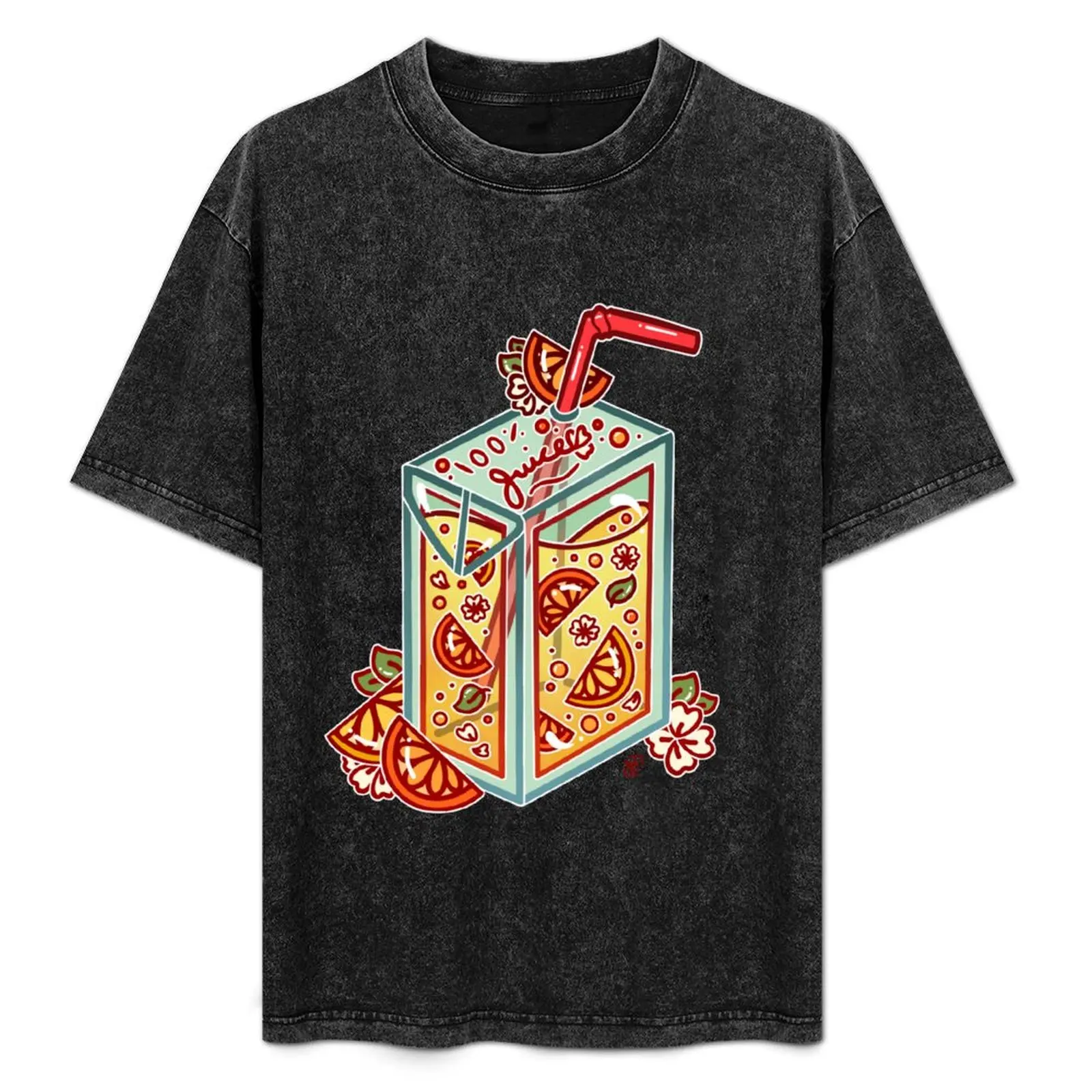

Glass Citrus Lemonade T-Shirt Big and Tall Casual T-Shirt