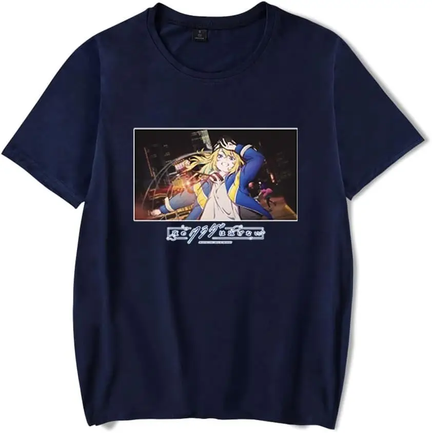 Yoru no Kurage wa Oyogenai Merch Anime T-Shirt Casual Short Sleeved  Tees High Quality 100%Cotton Short Sleeve