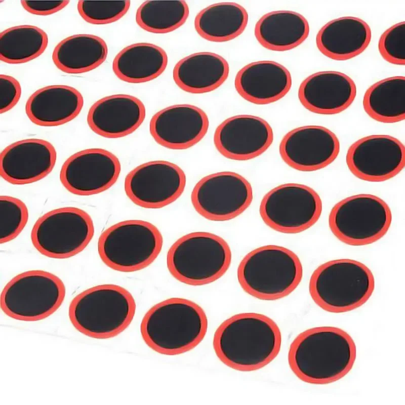 48Pcs Tire Patch Rubber Bike Tyre Repair Pad Portable Tire Inner Tube Pad Bicycle Repair Accessory Repair Cold Patching Film