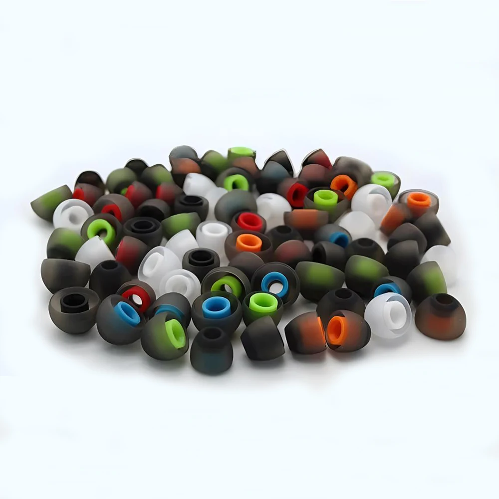 9 Paia Di Tappi Auricolari Di Ricambio In Silicone – 3 Misure S/M/L, Universali Per Cuffie In-Ear (Nero)