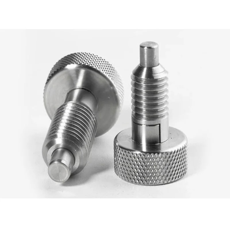 Custom CNC Aluminum Quick Release Pins Plunger Screw Prototype Parts Fast Turnaround