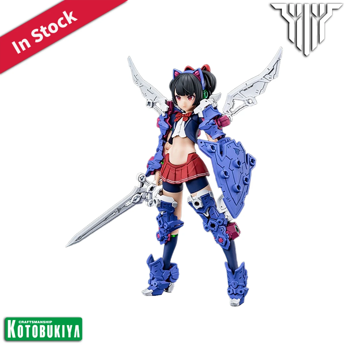 

В наличии оригинальные наборы моделей Kotobukiya, устройство Megami Buster Doll Knight 1/1 H = 160 мм, сборная модель, экшн-меха, коллекция для девочек