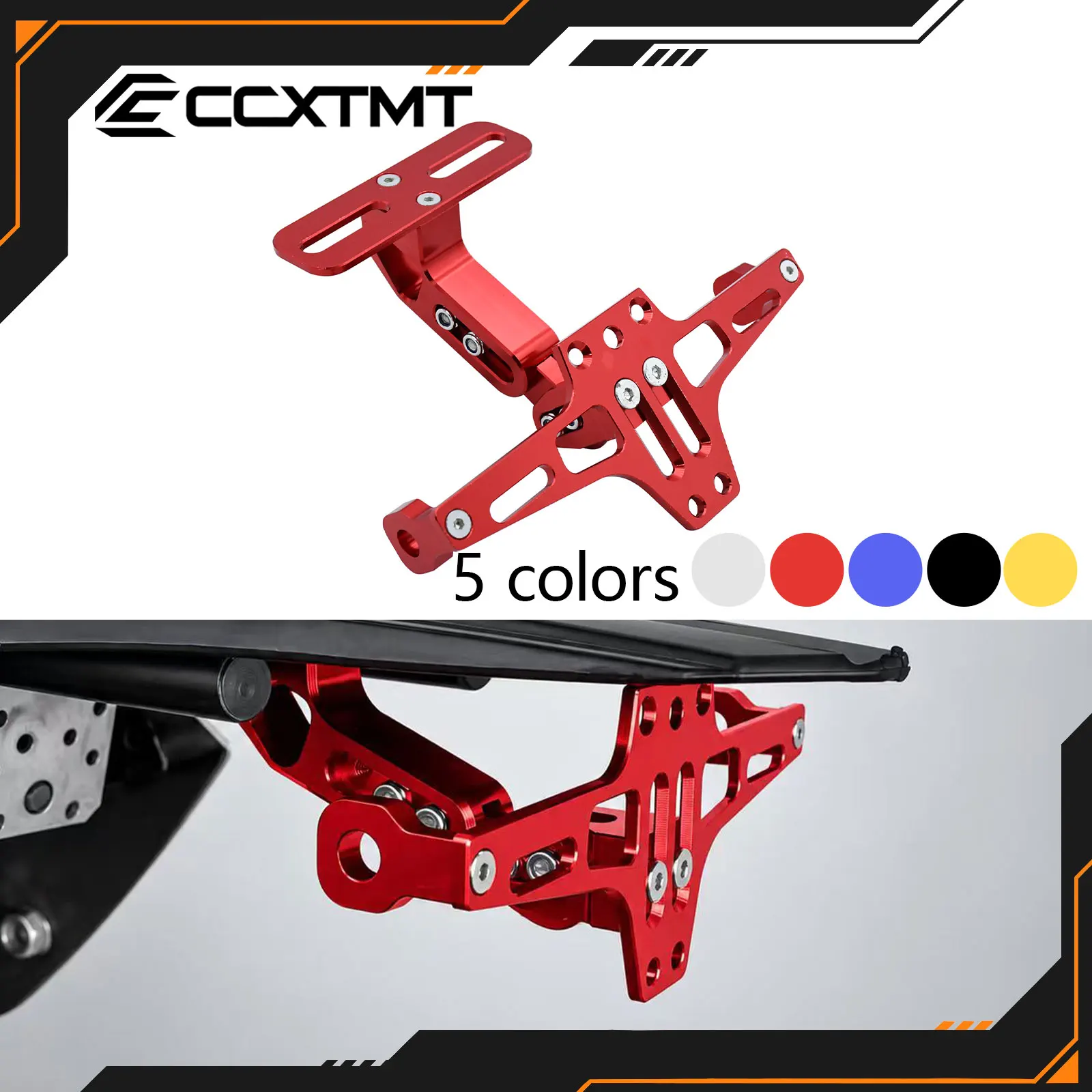 For Yamaha FZS600 R1 R3 XJ6 XJR1300 Motorcycle Rear Tail Tidy License Plate Holder Bracket For Honda CB500X CB400 CB1000 MSX 125