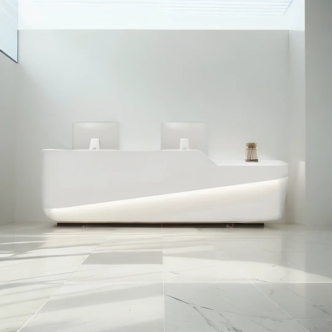 שולחן מתקדם קבלה pit חדר מודרני יופי הכנסייה סלון אחסון קופאית שולחן עבודה נגד חנות קבלה cion con mostrador עזרה לבן mostrador