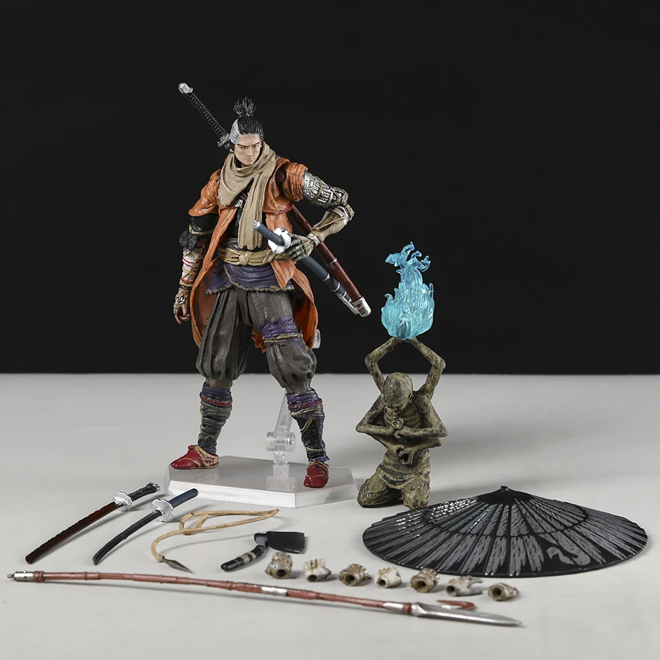 Figma Shadows Die Twice 483-DX Sekiro figura de acción articulaciones coleccionables juguete modelo móvil