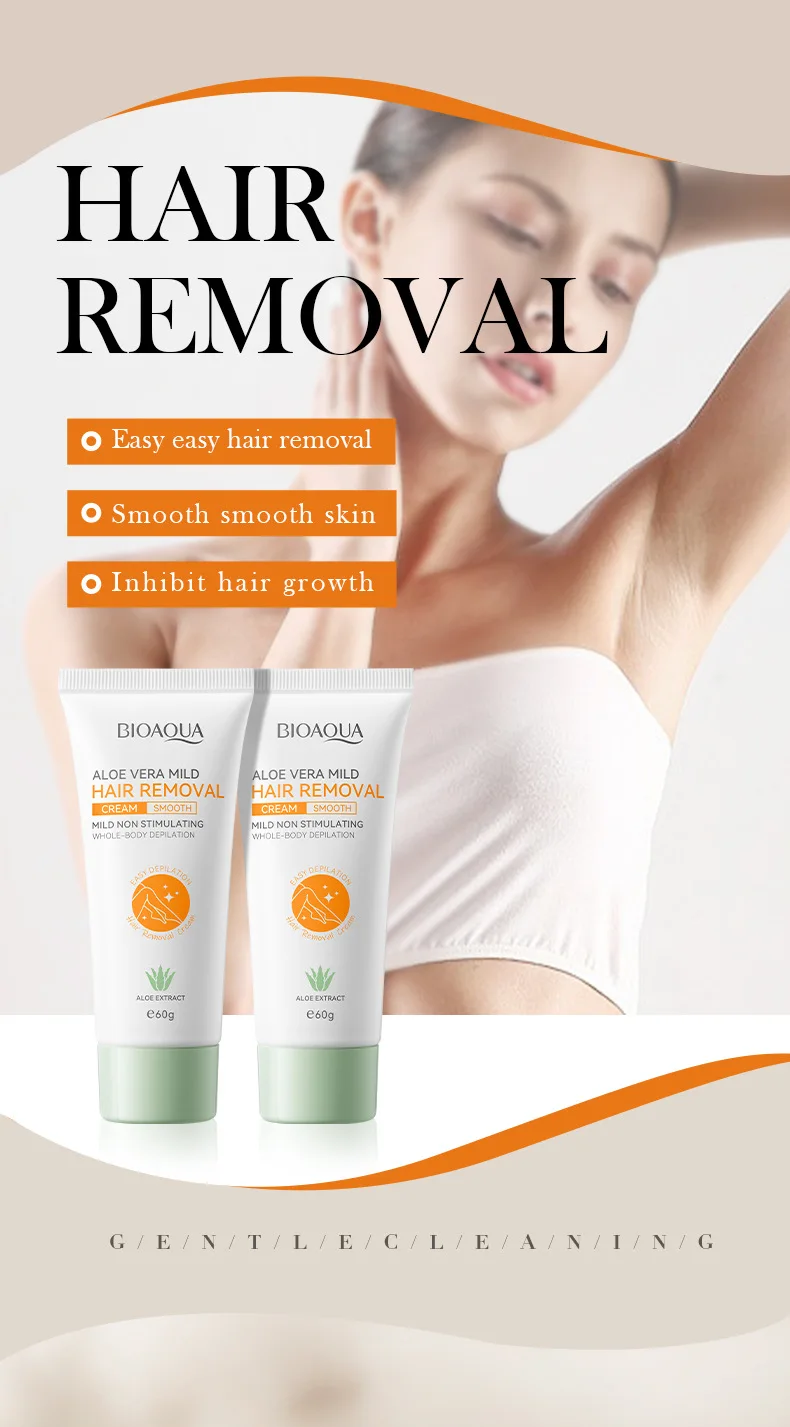 Permanent hair removal cream, permanent hair removal agent, private area health, painless hair removal agent, human growth inhib