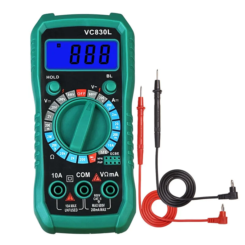 Professional Multimeters Digital Testers Voltage Test Multi Meter Resistance Current Battery Diode Tester For Electrician Tools