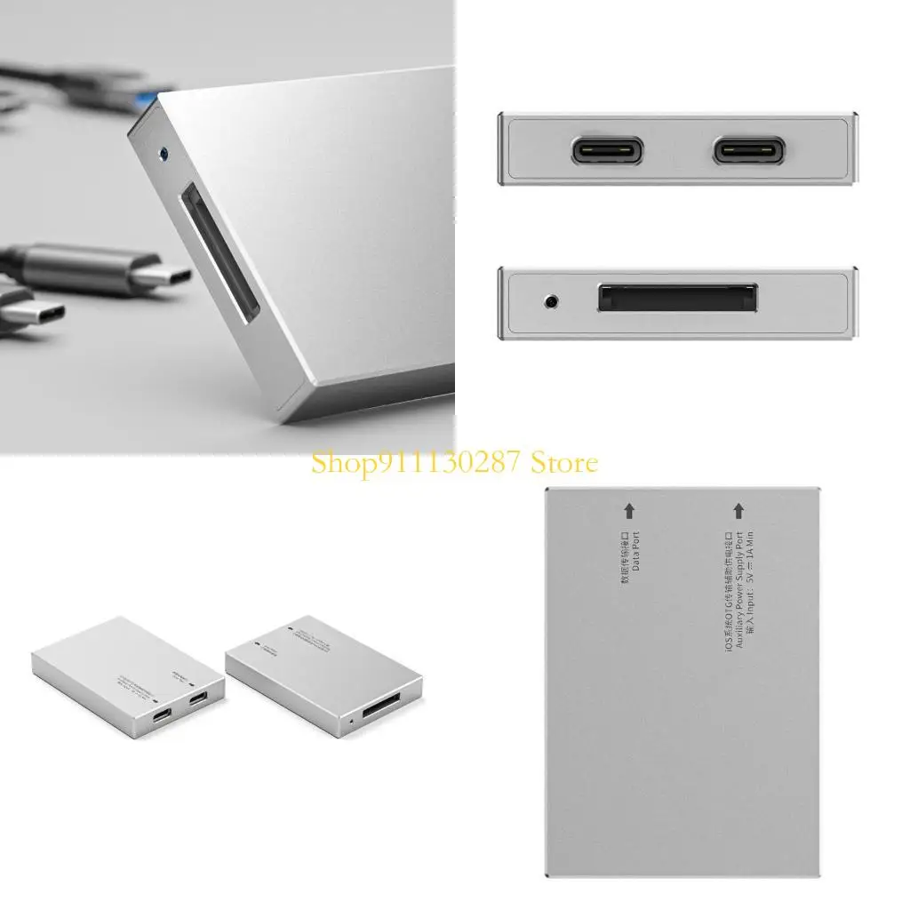 

J1HC Versatile CFexpress Type A Card Reader USB3.1 Compatible for Window System Small CFExpress Card Reader Type A Adapter