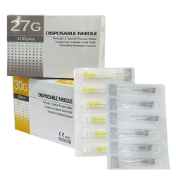 Fine Needle Painless Irrigator 18G 25G 31G 32G 34G 1.5mm Disposable Syringes Eyelid Lip Face Beauty Tool
