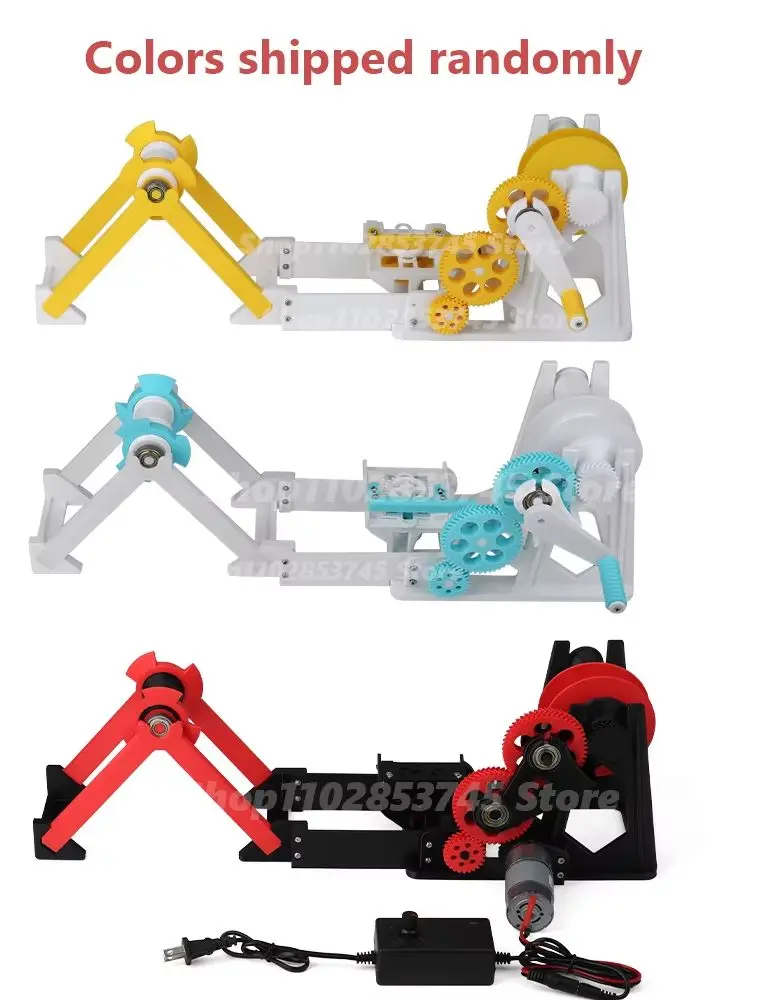 Filament Winder 3D Printer Filament Spool Rewinder Machine with Line Guide for PLA PETG TPU Manual Hand Crank Electric Filament