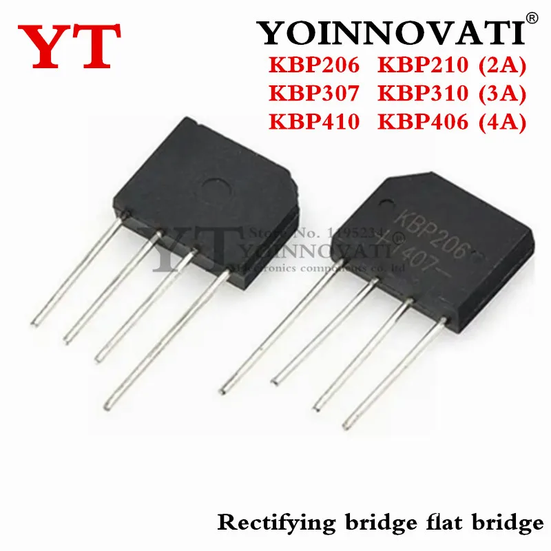 20PCS KBP206 KBP210 KBP307 KBP310 3A KBP410 KBP406 4A