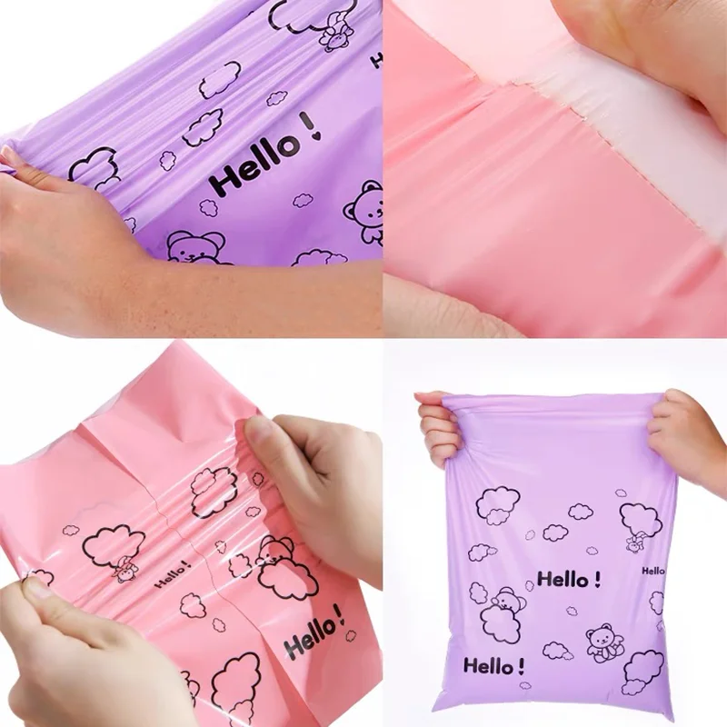 50PCS/Lots Courier Bag Express Envelope Storage Bags Mailing Bags Self Adhesive Seal PE Plastic Pouch Packaging Shipping Bag