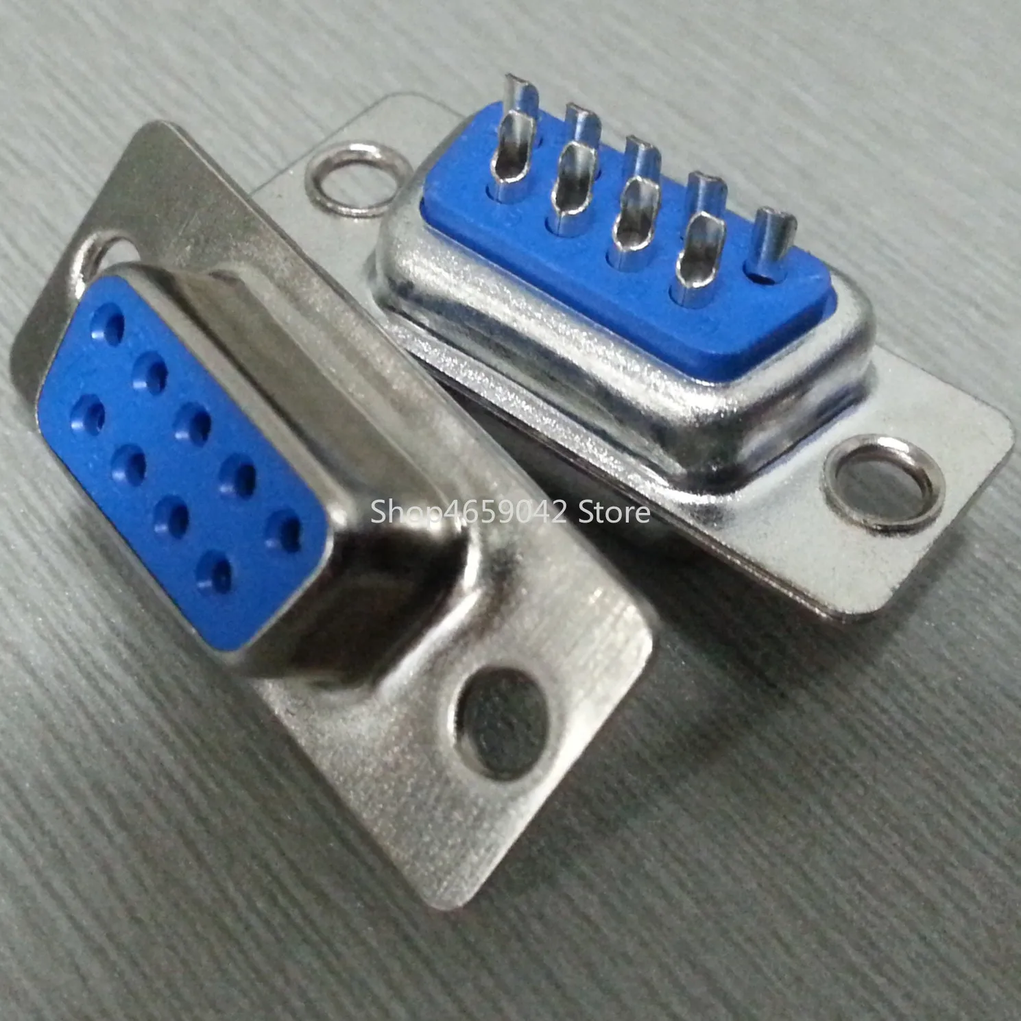 10pcs DB9 Female Socket Plug Connectors 9pin RS232 COM Socket Adapter RS232 Serial Port Connector