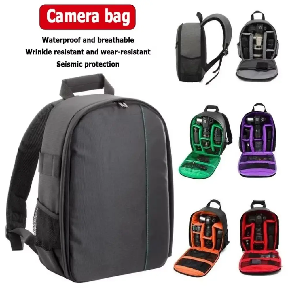 Multi-functional Camera Bag Wear Resistant Waterproof Digital DSLR Camera Durable Protective Box Camera Storage Bag