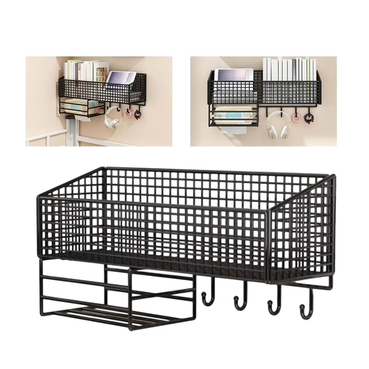 2026 New Office Storage Basket Bathroom Shelf Rustproof Multipurpose Toiletries Organiser Tabletop Sundries Holder for Household