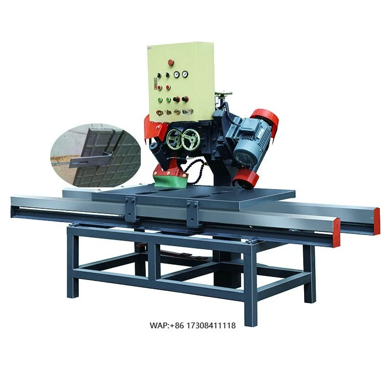 V-shaped slot machine for dry wall tile slotting