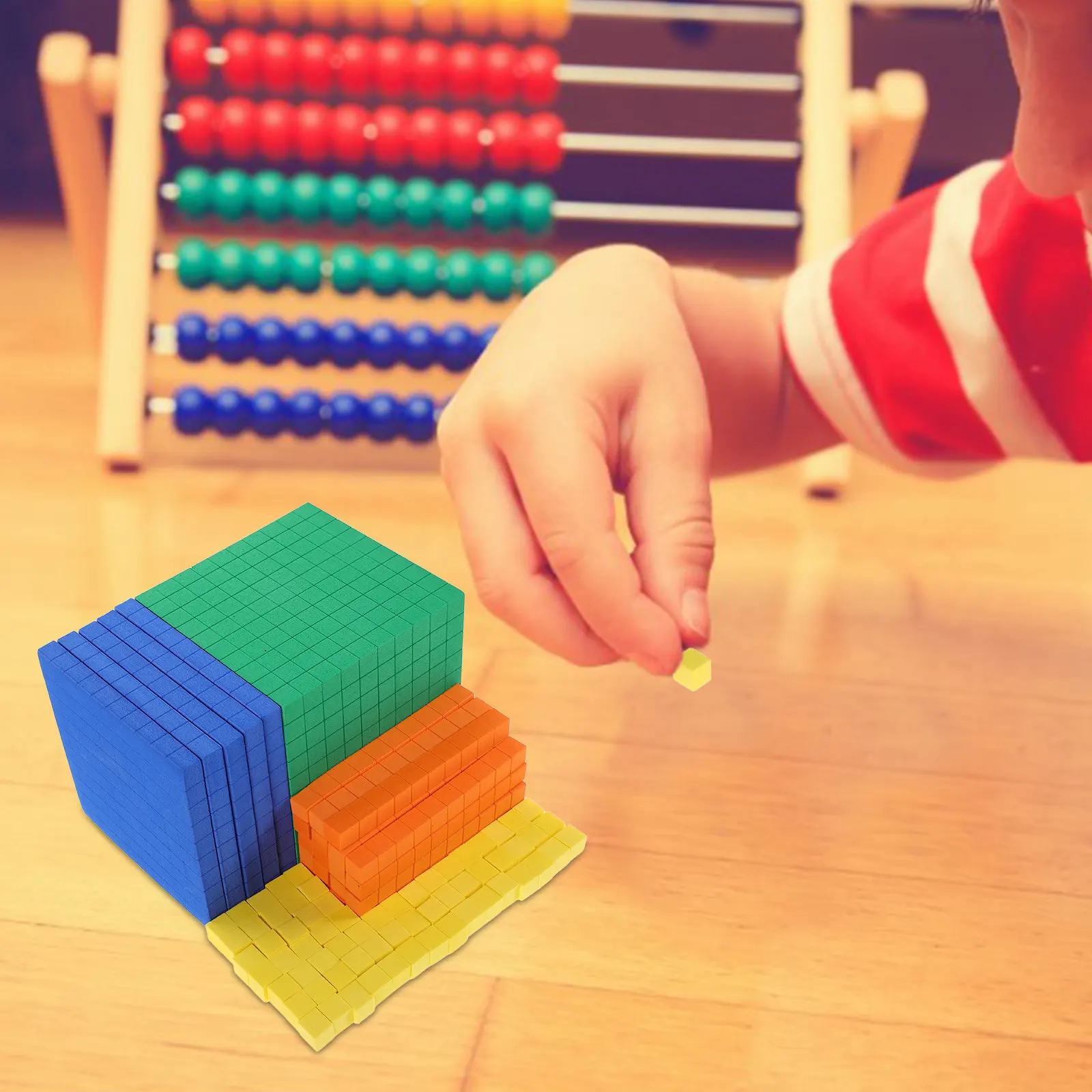 

Набор из 10 блоков-кубиков из пенопласта для дошкольников: математические манипулятивы для раннего развития, обучающие пособия для класса, счетные кубики