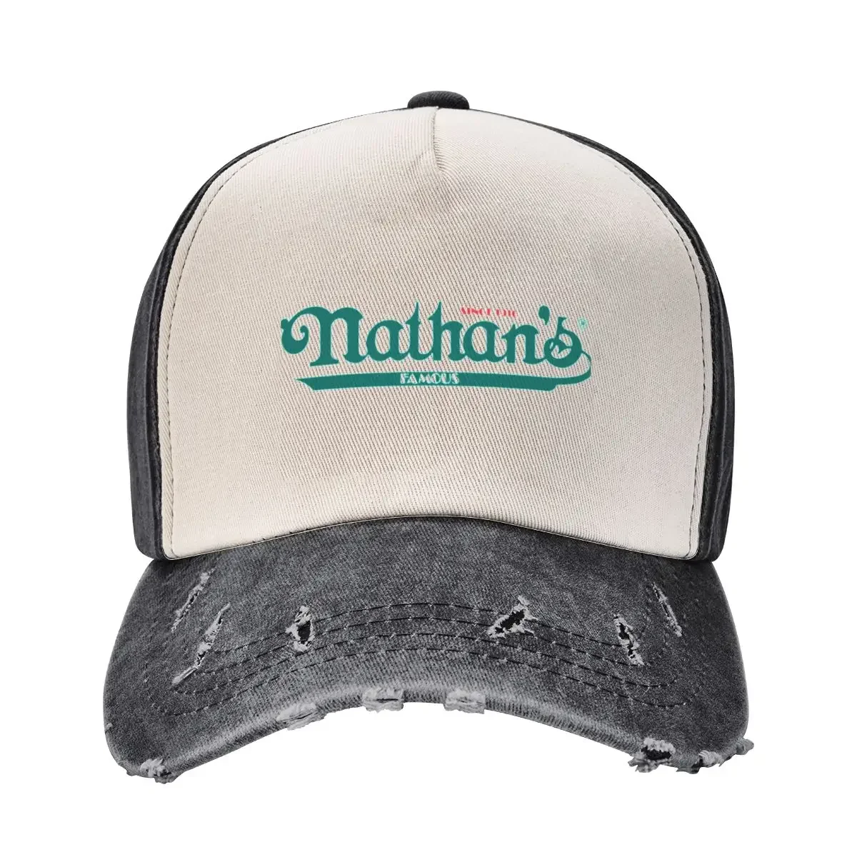 Nathan’s Hot Dogs Cowboy Hat Visor Sunscreen Designer Hat Men Hat Women's