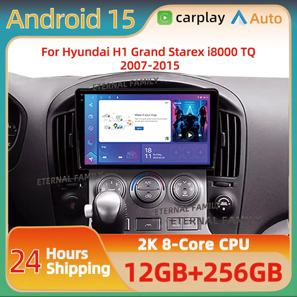 

car For Hyundai H1 Grand Starex i8000 TQ 2007-2015 Android Auto Car Radio GPS Navigation Multimedia Stereo Carplay No 2din DVD