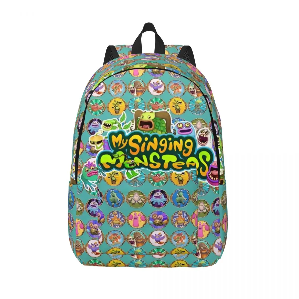 

My Singing Monsters Video Game Backpack Men Women Fashion High School Travel Daypack Cartoon Kids College Canvas Bags Outdoor