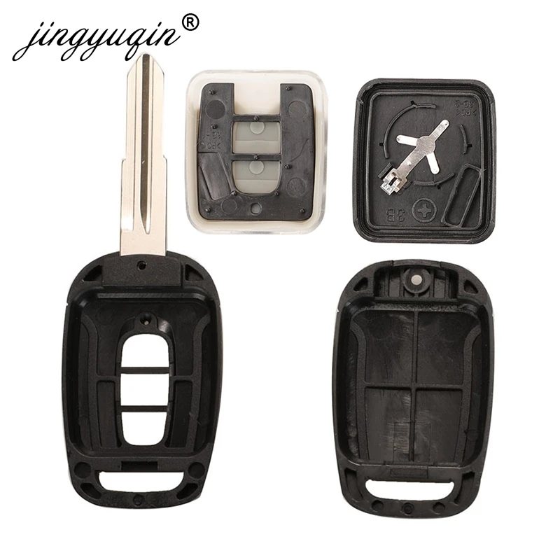 Przycisk jingyuqin 2/3 obudowa pilota z kluczykiem samochodowym pokrowiec na chevroleta Captiva 2006-2013 Opel Antara 2006-2009 puste etui na pilota