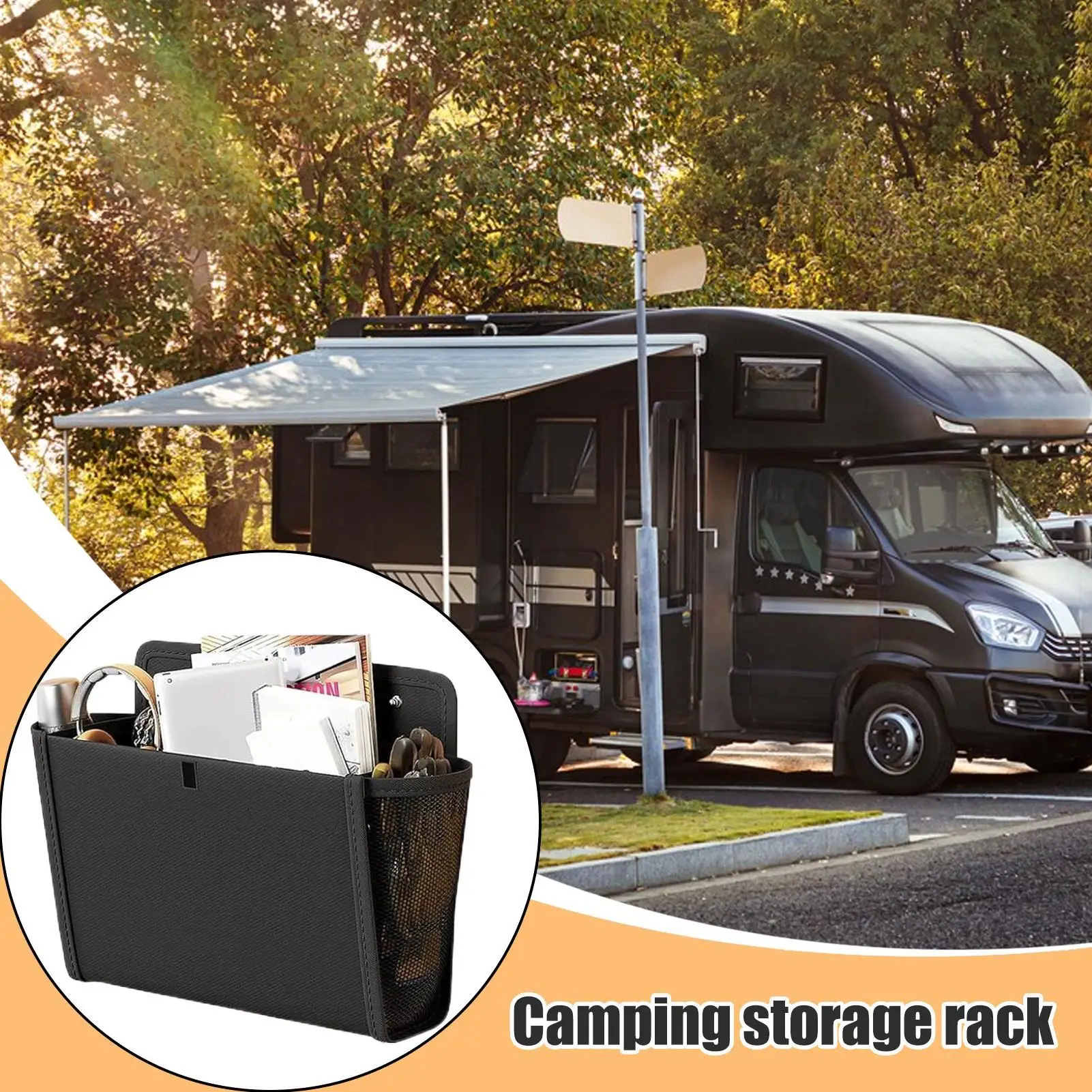 Wall Organizer 2 Piece Over The Door Shoe Rack Pocket Shelves For Door Home Rv Caravan Camping Motorhome Office