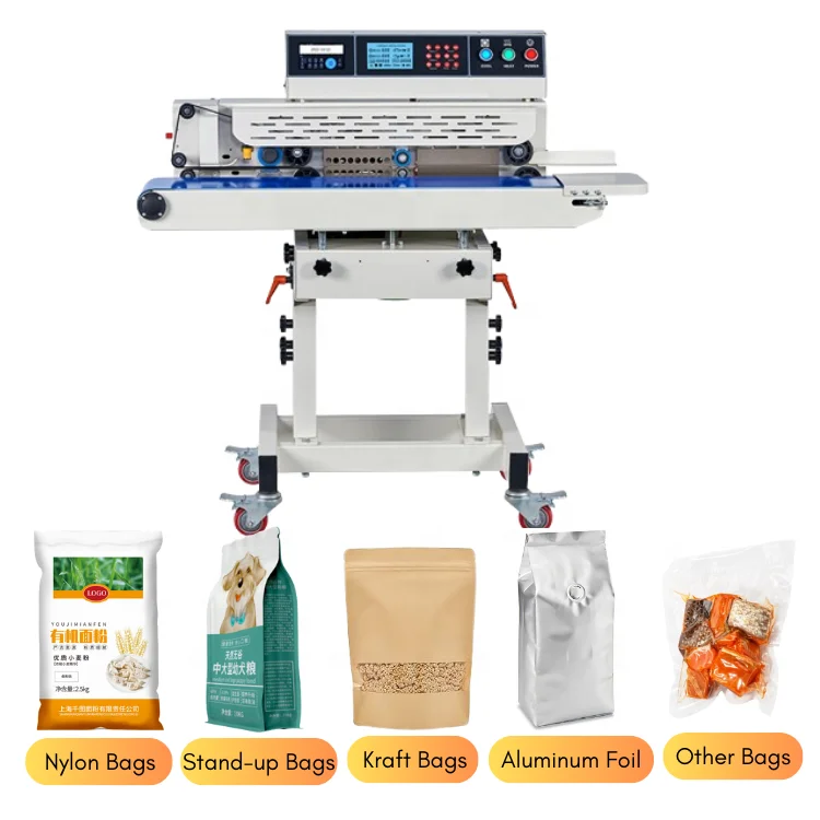 TEPPS 210AP Intelligent industrial Inkjet Date Code Printing Sealer Continuous tea Bag Sealing Machines